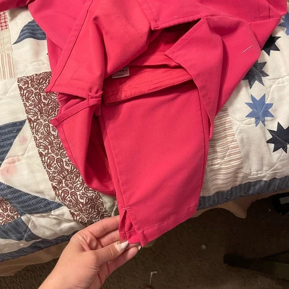 Mandala Pink Scrub set straight legs - Picture 2 of 2